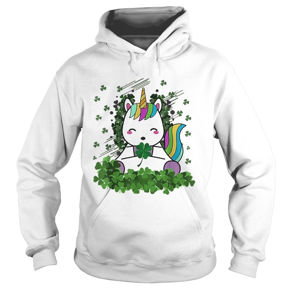 Irish Unicorn Ireland Shamrock St Patricks Hoodie