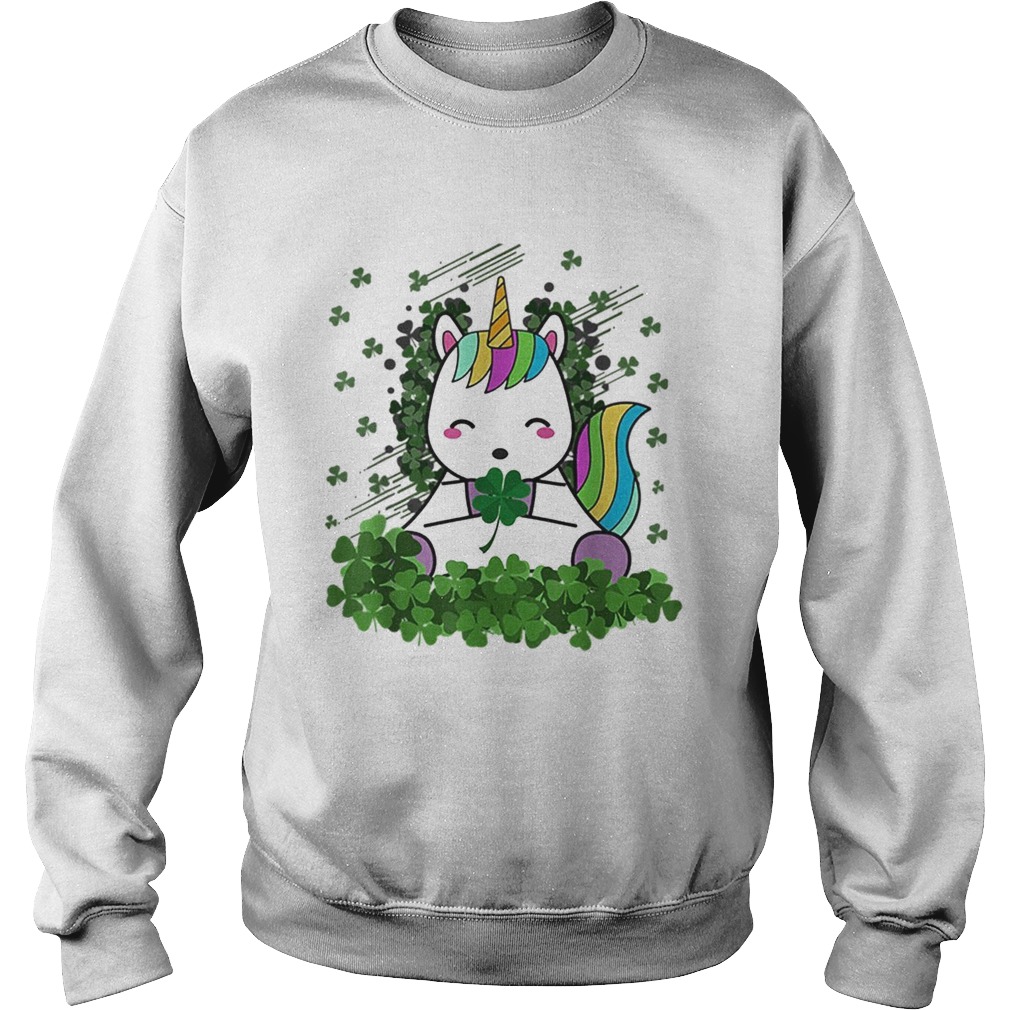 Irish Unicorn Ireland Shamrock St Patricks Sweatshirt