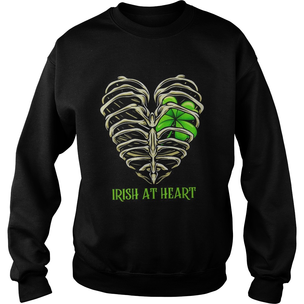 Irish at heart St Patricks Day Sweatshirt