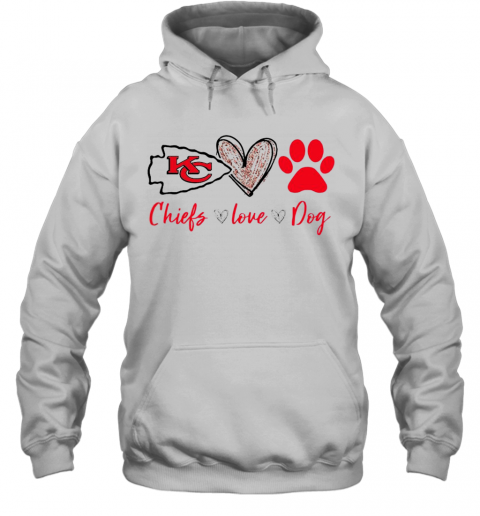 Kansas City Chiefs Love Dog T-Shirt Unisex Hoodie