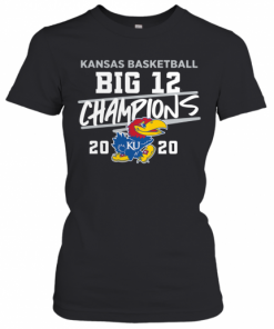 Kansas Jayhawks 2020 Big 12 Basketball Champions T-Shirt Classic Women's T-shirt