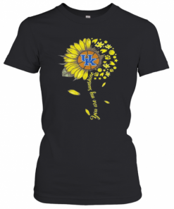 Kentucky Wildcats Baseball You Are My Sunshine Sunflower T-Shirt Classic Women's T-shirt