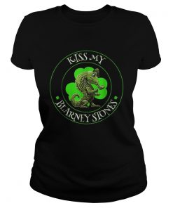 Kiss My Blarney Stones Irish St Patricks Day  Classic Ladies