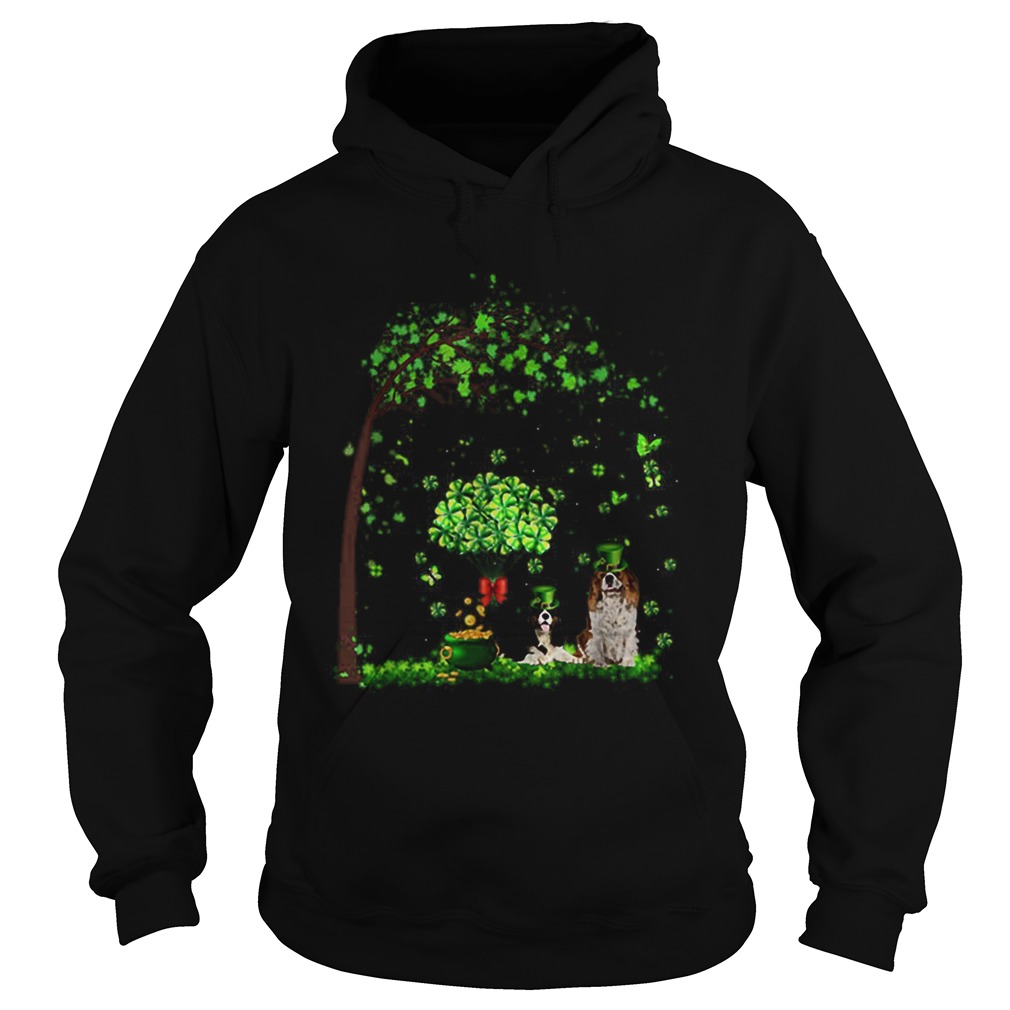 Leprechaun Cavalier King Charles Spaniel Tree Patricks Day Hoodie