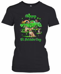 Leprechaun Driving Truck Chihuahua St Patricks Day T-Shirt Classic Women's T-shirt