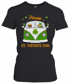 Leprechaun Gold Pot Hippie Car Funny St Patrick'S Day T-Shirt Classic Women's T-shirt