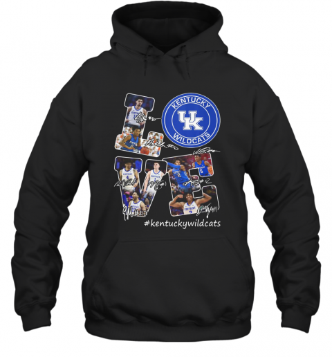 Love Kentucky Wildcats Signature T-Shirt Unisex Hoodie