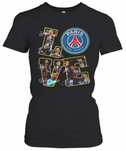 Love Paris Saint Germain Signatures T-Shirt Classic Women's T-shirt