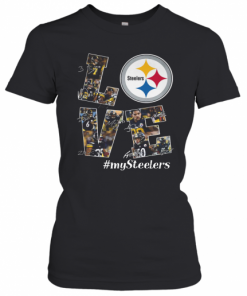 Love Pittsburgh Steelers #My Steelers Signatures T-Shirt Classic Women's T-shirt