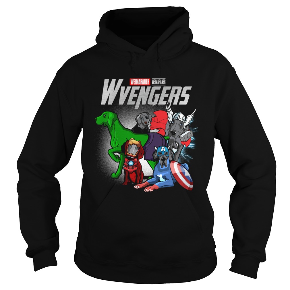 Marvel Weimaraner Wvengers Avengers Endgame Hoodie