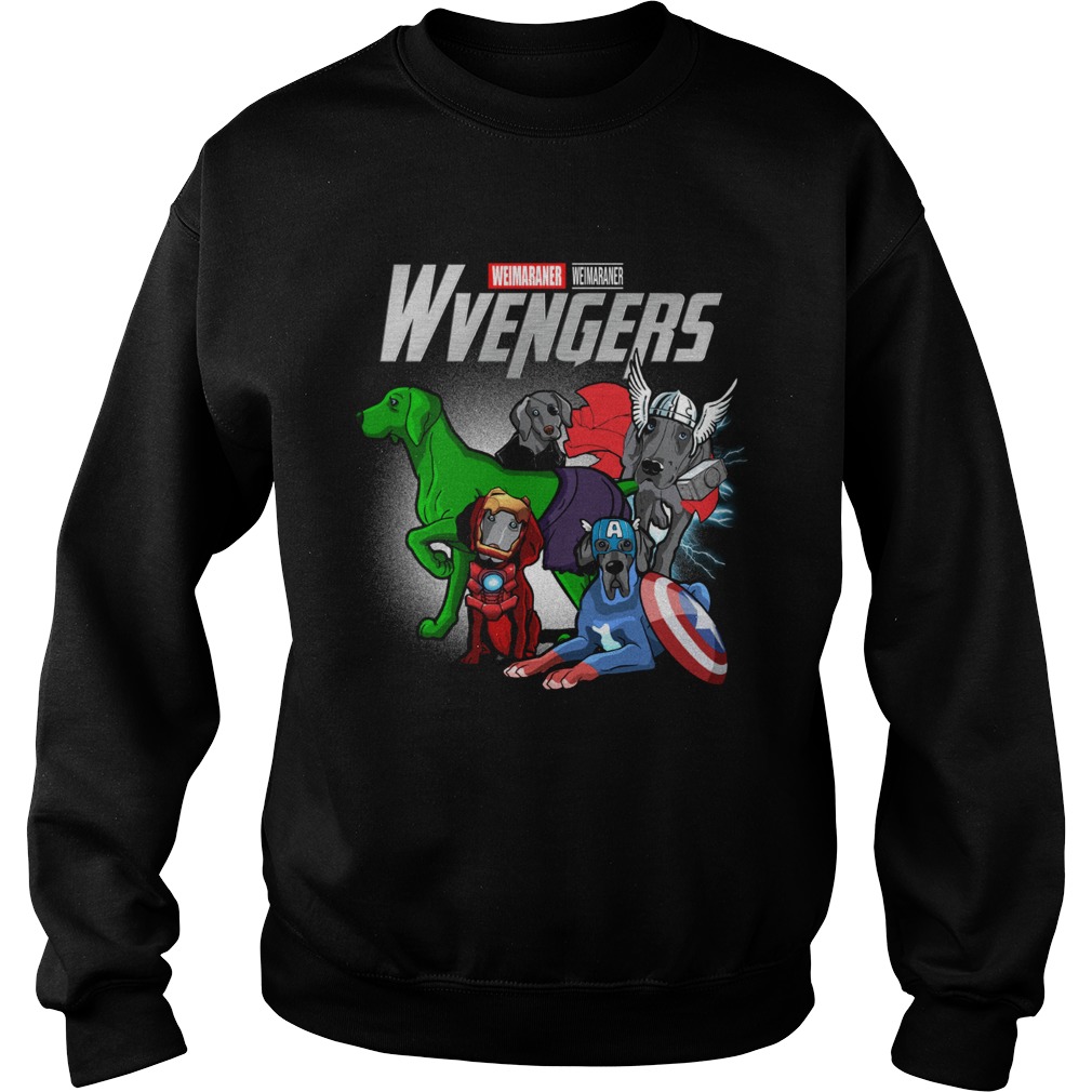 Marvel Weimaraner Wvengers Avengers Endgame Sweatshirt