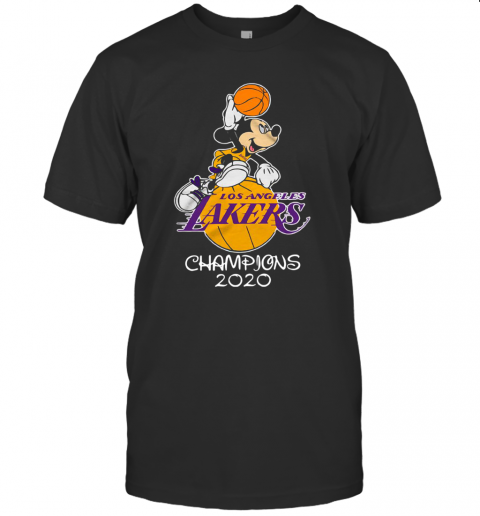 Mickey Mouse Los Angeles Lakers Champions 2020 T-Shirt