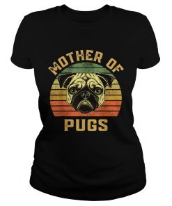 Mother Of Pugs  Classic Ladies