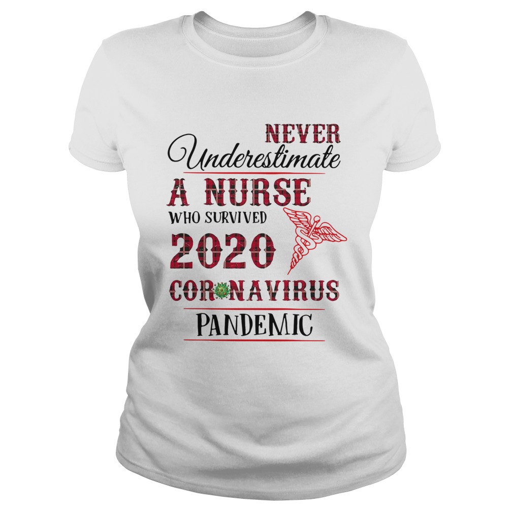 Never Underestimate A Nurse Who Survived 2020 Coronavirus Pandemic Classic Ladies