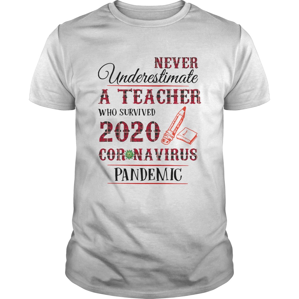 Never Underestimate A Teacher Who Survived 2020 Coronavirus Pandemic shirt