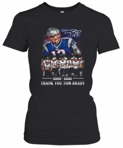 New England Patriots 2000 2020 Thank You Tom Brady T-Shirt Classic Women's T-shirt