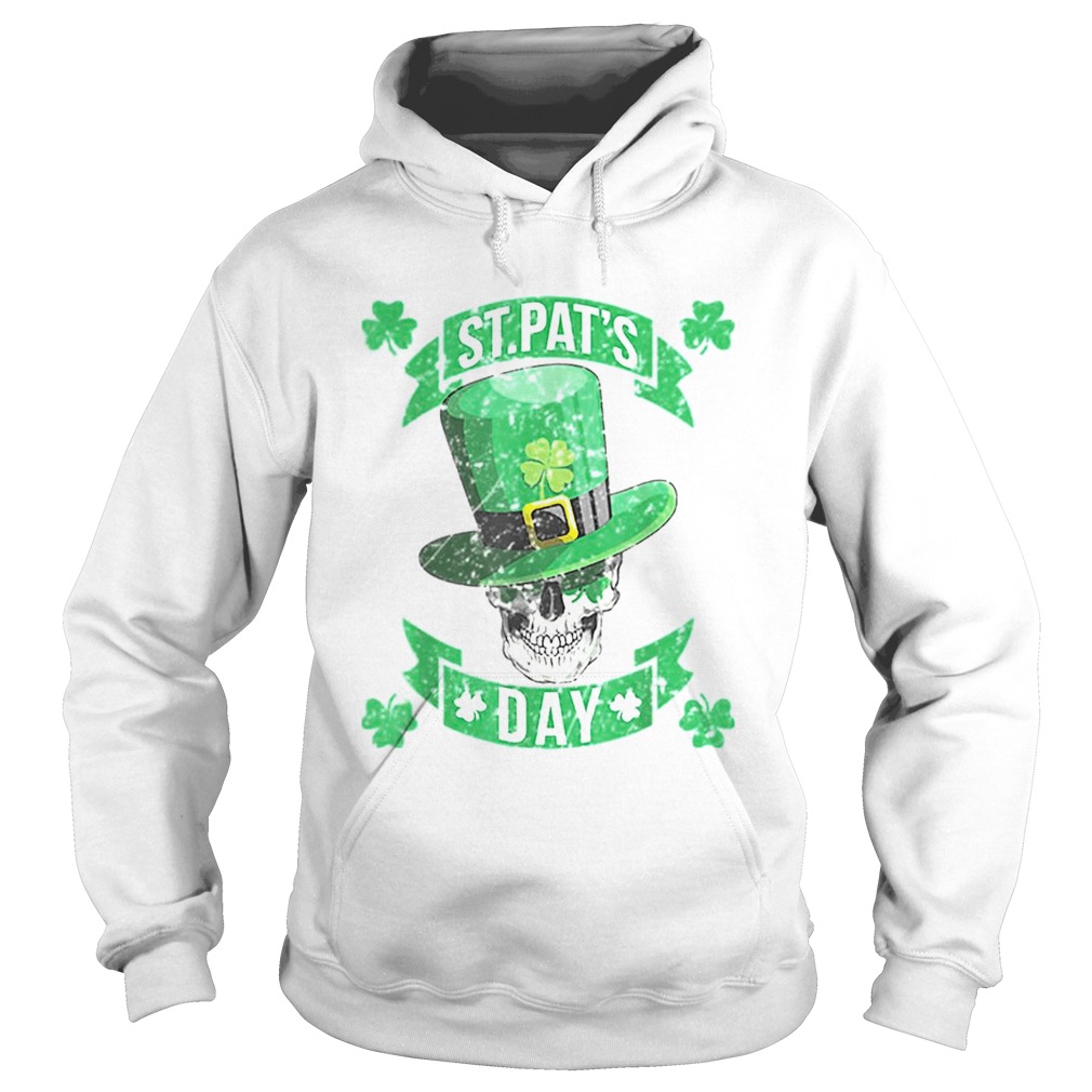 Nice St Patricks Day With Sugar Skull Leprechaun Hoodie