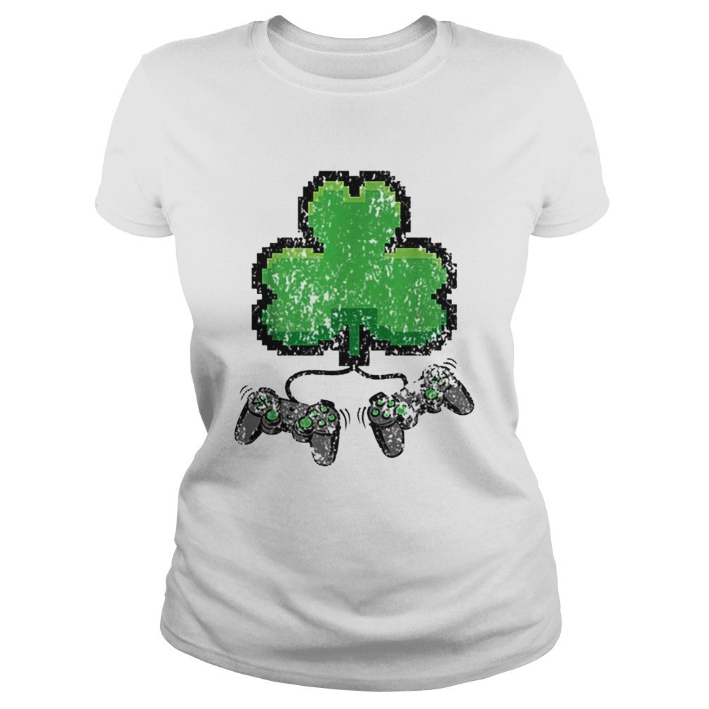 Original 8 Bit Clover Gaming St Patricks Day Classic Ladies