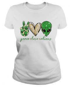 Peace Love Aliens  Classic Ladies