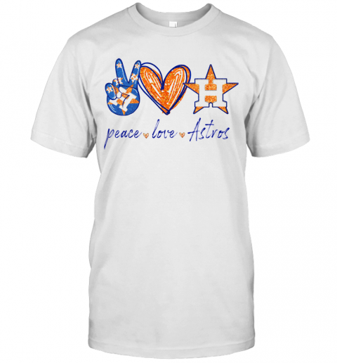 Peace Love Houston Astros T-Shirt