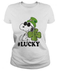 Peanuts St Patricks Snoopy Lucky  Classic Ladies