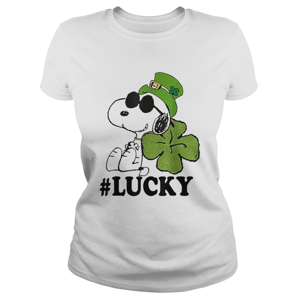 Peanuts St Patricks Snoopy Lucky Classic Ladies