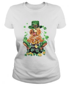 Poodle St Patricks Day Dog Lovers  Classic Ladies