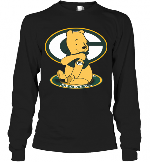 Pooh Green Bay Packers Tattoo T-Shirt Long Sleeved T-shirt 