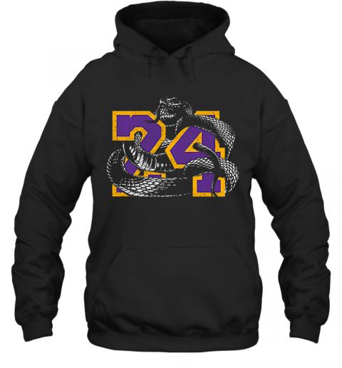 RIP 24 Kobe Bryant The Black Mamba Snake T-Shirt Unisex Hoodie