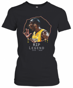 Rest In Peace Kobe Bryant R.I.P Legend 1978 2020 T-Shirt Classic Women's T-shirt