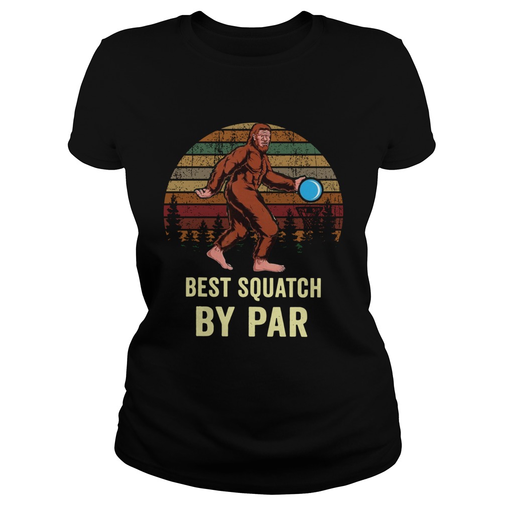 Sasquatch Disc Golf Gift Bigfoot Vintage Classic Ladies