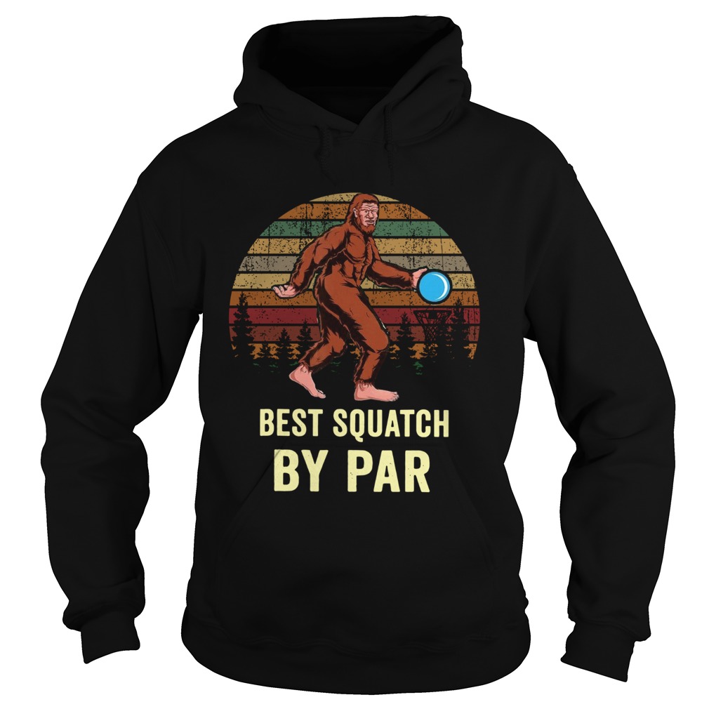 Sasquatch Disc Golf Gift Bigfoot Vintage Hoodie