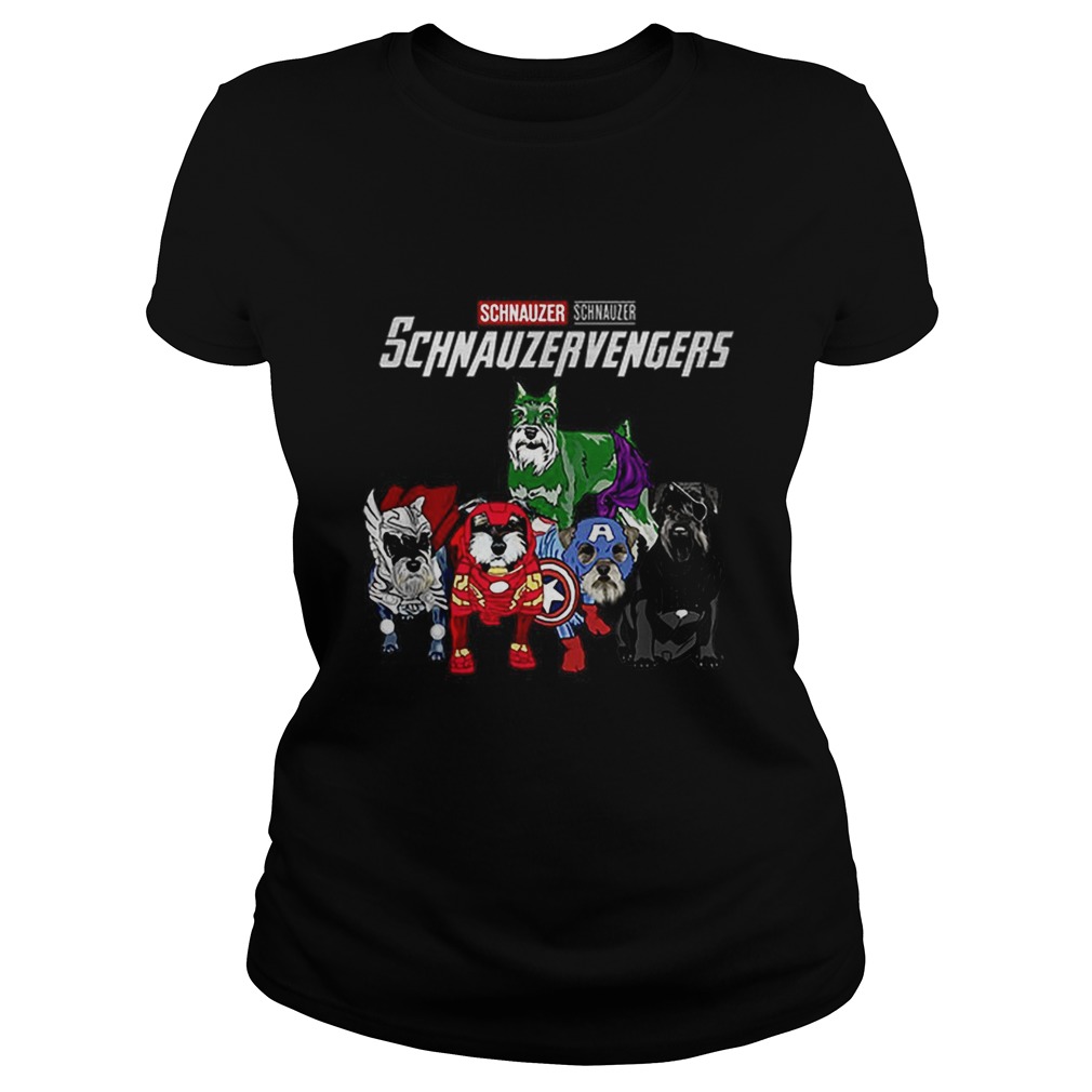 Schnauzer Schnauzervengers Marvel Avengers Endgame Classic Ladies