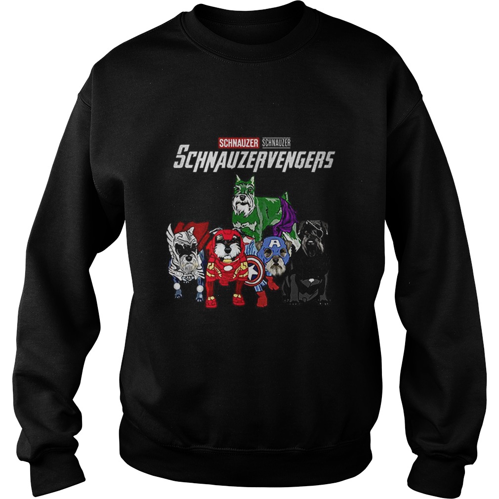 Schnauzer Schnauzervengers Marvel Avengers Endgame Sweatshirt