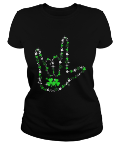 St Patricks Day Asl American Sign Language Lover Gift  Classic Ladies