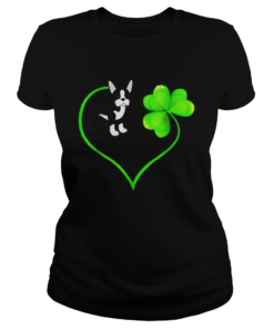 St Patricks Day Boston Terrier Dog Mom Dad Shamrock Kids  Classic Ladies