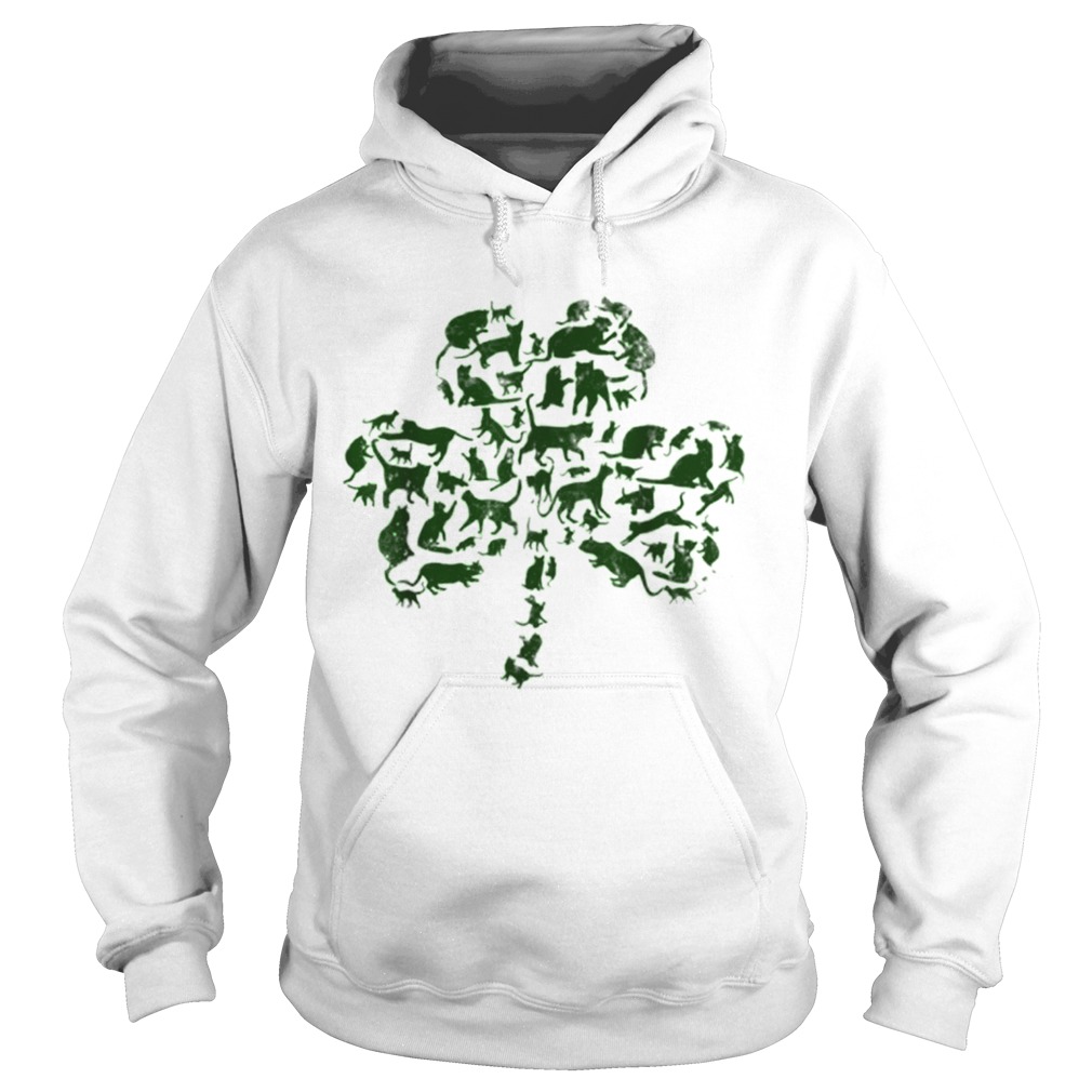 St Patricks Day Cat Happy Cattys Catricks Hoodie