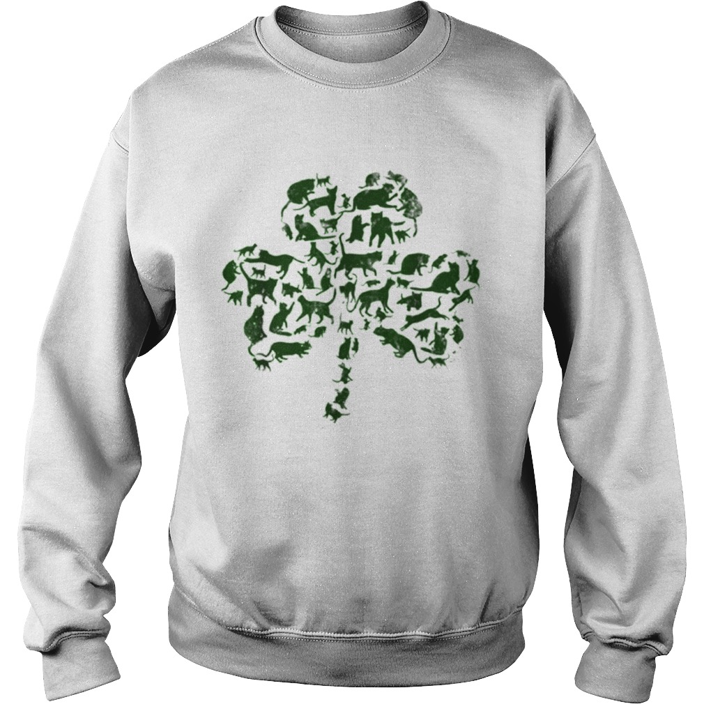 St Patricks Day Cat Happy Cattys Catricks Sweatshirt