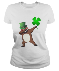 St Patricks Day Dabbing Sloth Shamrock Animal  Classic Ladies