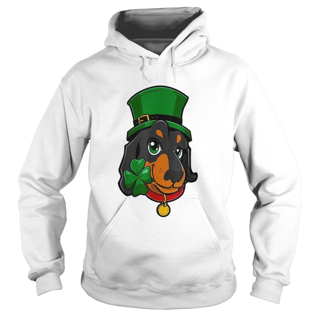 St Patricks Day Dachshund Leprechaun Dog Hoodie