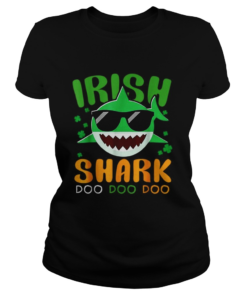 St Patricks Day Irish Shark Funny Gift For Men Women Kids  Classic Ladies