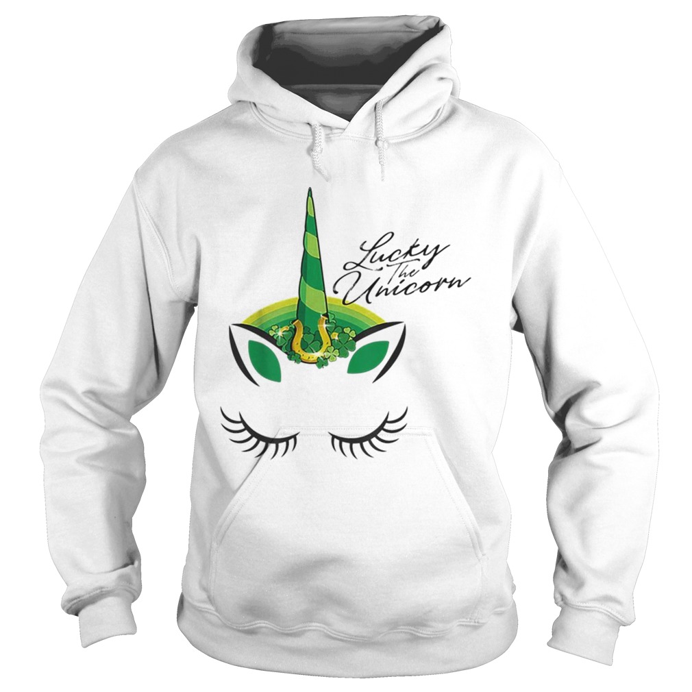 St Patricks Day Unicorn Shamrock for the Irish Hoodie