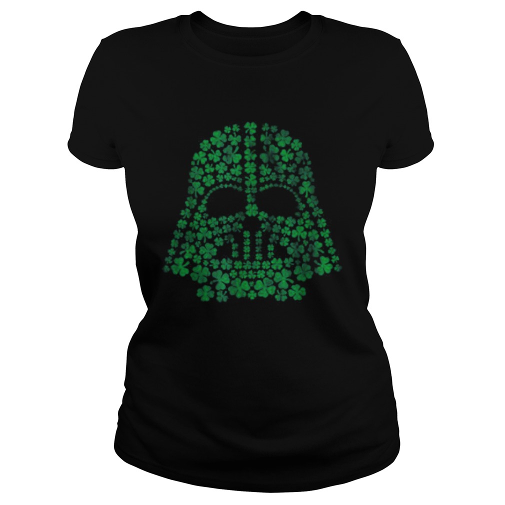 Star Wars Darth Vader Green Shamrocks St Patricks Day Classic Ladies