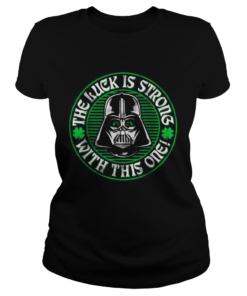 Star Wars Vader Luck Is Strong Saint Patrick Graphic  Classic Ladies