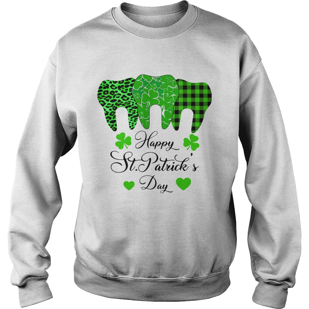 Teeth Happy St Patricks Day Sweatshirt