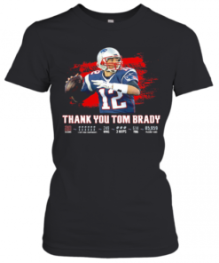 Thank You Tom Brady Patriots Football 2020 T-Shirt Classic Women's T-shirt