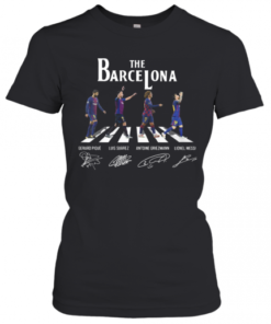 The Barcelona Crosswalk Signatures T-Shirt Classic Women's T-shirt