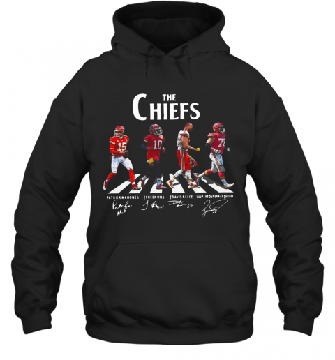 The Chiefs Patrick Mahomes Tyreek Hill Travis Kelce Laurent Duyearay Tardif T-Shirt Unisex Hoodie