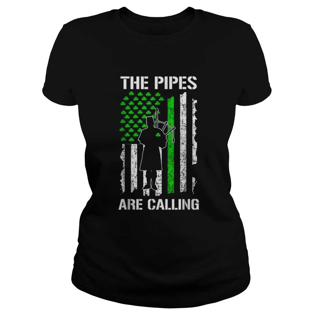 The Pipes Are Calling St Patricks Day Bagpipe Classic Ladies