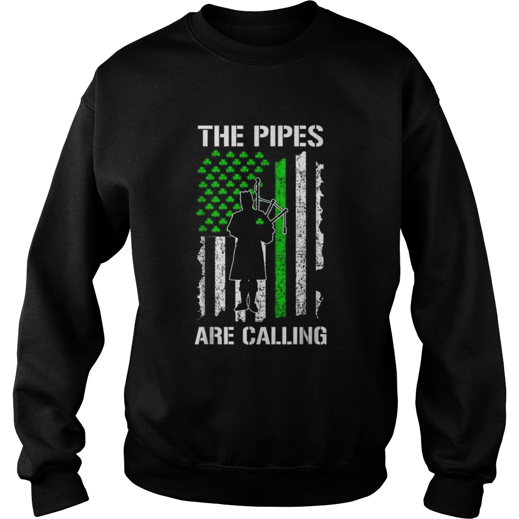 The Pipes Are Calling St Patricks Day Bagpipe Sweatshirt